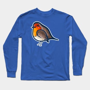 Robin Kawaii Cute Bird Long Sleeve T-Shirt